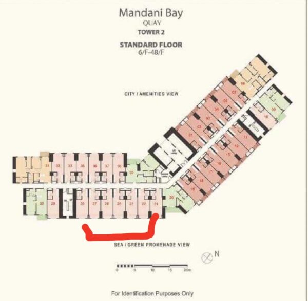 Resale : 2 Studio Units in Mandani Bay Quay - Image 3