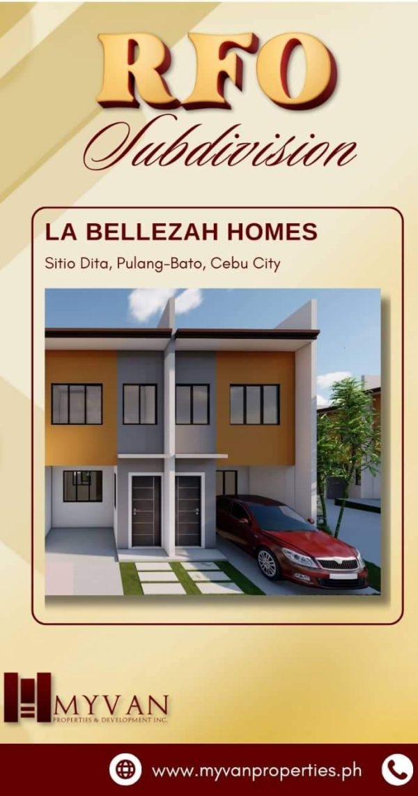 441263056_430608249716261_5762559738854551946_n (1) La Bellezah Homes: Affordable Townhouse in Pulangbato, Cebu City - Image 1